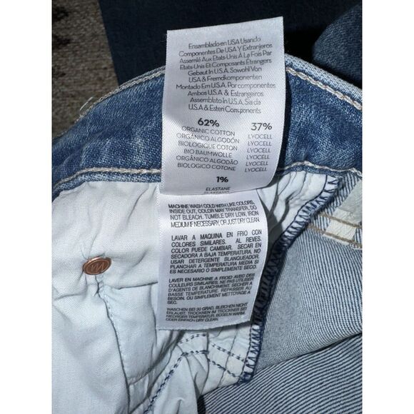 Mother The Insider Ankle Jeans in Bloom and Doom Denim Size 25 - Picture 9 of 10